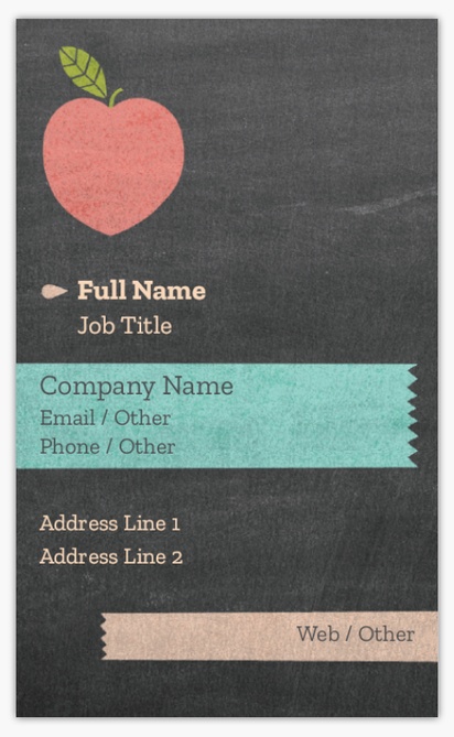 Design Preview for Standard Business Cards: Design Templates, Standard (91 x 55 mm)
