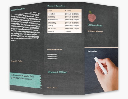 Design Preview for Design Gallery: Special Education Custom Brochures, 8.5" x 11" Tri-fold