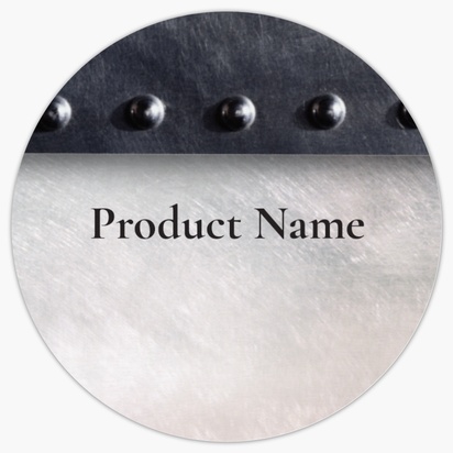Design Preview for Design Gallery: Welding & Metal Work Product Labels on Sheets, Circle 3.8 x 3.8 cm