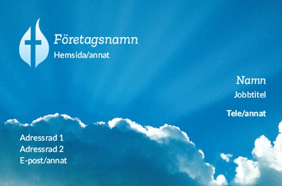Förhandsgranskning av design för Designgalleri: Religiöst & spirituellt Visitkort standard, Standard (85 x 55 mm)