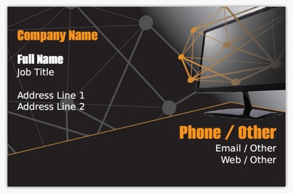 Design Preview for Design Gallery: Technology Soft Touch Business Cards