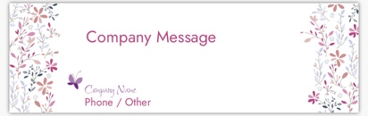 Design Preview for Design Gallery: Beauty Consulting & Pampering Vinyl Banners, 76 x 244 cm
