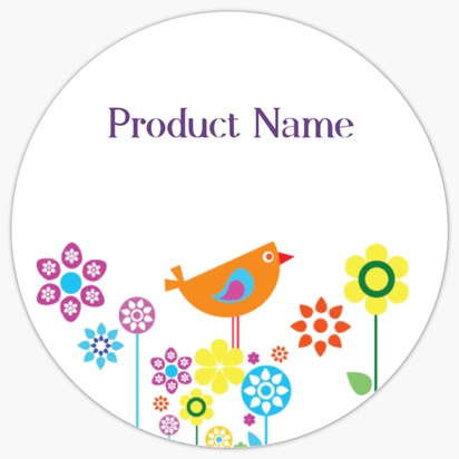 Design Preview for Design Gallery: entertainment Product Labels, 3.8 x 3.8 cm Circle