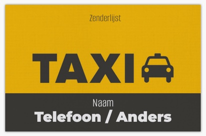 Voorvertoning ontwerp voor Ontwerpgalerij: Auto en transport Linnen visitekaartjes