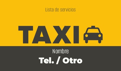 Un taxi el aeropuerto funciona diseño amarillo marrón