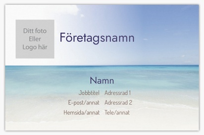 Förhandsgranskning av design för Designgalleri: Resor & hotell Extratjocka visitkort, Standard (85 x 55 mm)