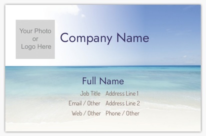 Design Preview for Design Gallery: Accommodations Textured Uncoated Business Cards