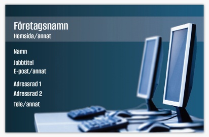 Förhandsgranskning av design för Designgalleri: Datorförsäljning Visitkort standard, Standard (85 x 55 mm)