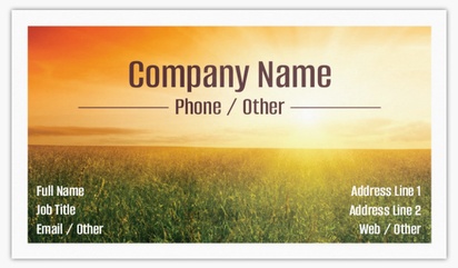 Design Preview for Religious & Spiritual Premium Plus Business Cards Templates, Standard (3.5" x 2")