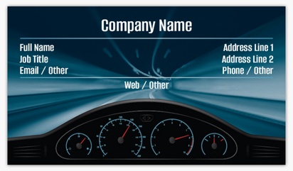Design Preview for Design Gallery: Auto Dealers Matte Visiting Cards, Standard (89 x 51 mm)