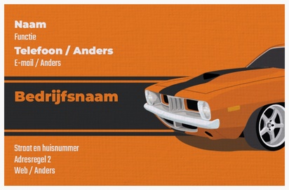 Voorvertoning ontwerp voor Ontwerpgalerij: Auto-onderdelen Linnen visitekaartjes