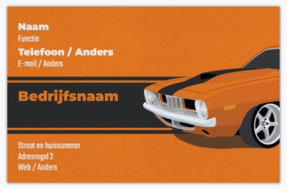 Voorvertoning ontwerp voor Ontwerpgalerij: Auto en transport Parelmoer visitekaartjes