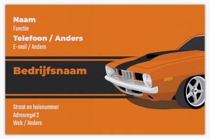 Voorvertoning ontwerp voor Ontwerpgalerij: Autogarage Linnen visitekaartjes