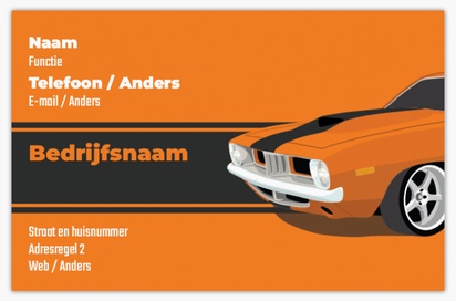Voorvertoning ontwerp voor Ontwerpgalerij: Autogarage Visitekaartjes met spot-UV