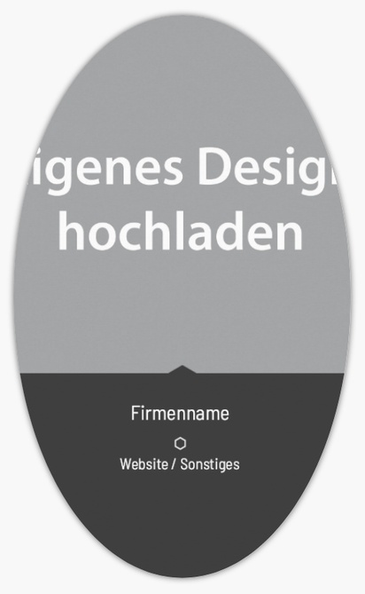 Designvorschau für Designgalerie: Produktetiketten, Oval 12,7 x 7,6 cm