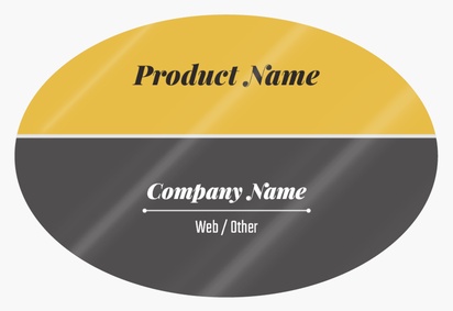 Design Preview for Design Gallery: Construction, Repair & Improvement Product Labels on Sheets, Oval 7.6 x 5.1 cm