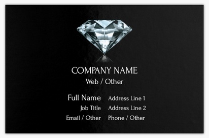 Design Preview for Design Gallery: Retail Metallic Business Cards