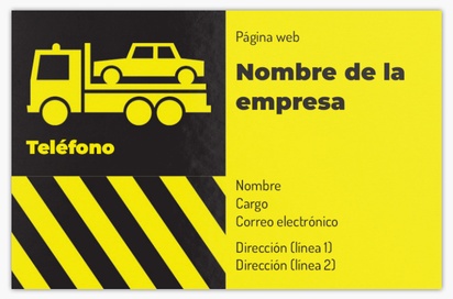 Vista previa del diseño de Galería de diseños de tarjetas de visita extragruesas para asistencia en carretera, Standard (85 x 55 mm)
