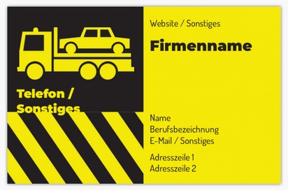 Designvorschau für Designgalerie: Standard-Visitenkarten Abschleppdienst, Standard (85 x 55 mm)