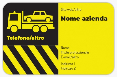 Anteprima design per Galleria di design: biglietti da visita con angoli arrotondati per rimorchi, Arrotondati Standard (85 x 55 mm)