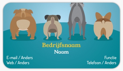 Voorvertoning ontwerp voor Ontwerpgalerij: Dieren en dierenverzorging Visitekaartjesstickers