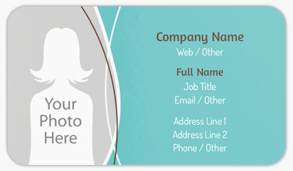 A emergency contact card elegant blue white design for Elegant with 1 uploads