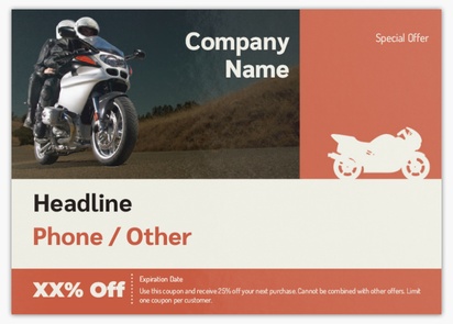 Design Preview for Design Gallery: Motorcycles Flyers & Leaflets,  No Fold/Flyer A6 (105 x 148 mm)