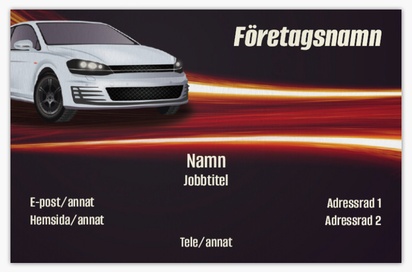 Förhandsgranskning av design för Designgalleri: Bilförsäljare Visitkort med obestruket naturligt papper