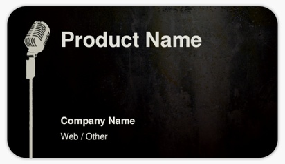 Design Preview for Design Gallery: Comedy Performance Product Labels on Sheets, Rounded Rectangle 8.7 x 4.9 cm