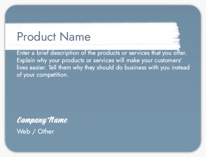 Design Preview for Templates for Property & Estate Agents Product Labels , 10.2 x 7.6 cm Rounded Rectangle