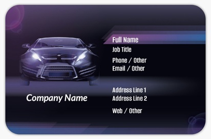 Design Preview for Design Gallery: Auto Dealers Rounded Corner Business Cards, Rounded Standard (85 x 55 mm)