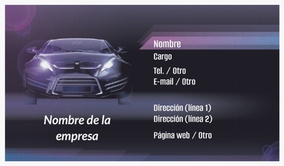 Un vehículo cuerpo de automóvil diseño violeta negro