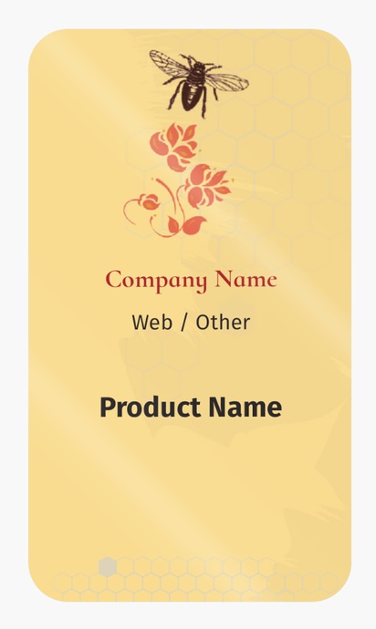 Design Preview for Design Gallery: Animals Product Labels on Sheets, Rounded Rectangle 8.7 x 4.9 cm