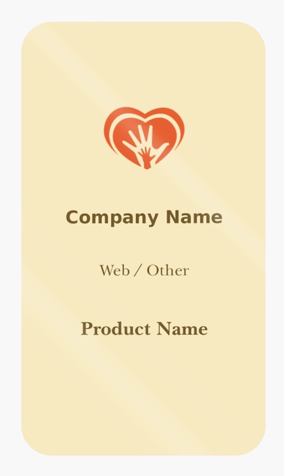 Design Preview for Design Gallery: Foster Services & Adoption Product Labels on Sheets, Rounded Rectangle 8.7 x 4.9 cm