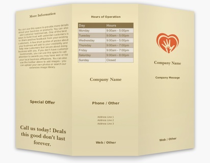 Design Preview for Foster Services & Adoption Custom Brochures Templates, 8.5" x 11" Tri-fold