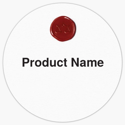 Design Preview for Design Gallery: Legal Product Labels on Sheets, Circle 3.8 x 3.8 cm