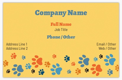 Design Preview for Design Gallery: Animals & Pet Care Recycled Matte Business Cards, Standard (85 x 55 mm)