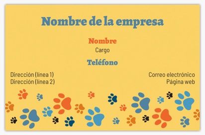 Vista previa del diseño de Galería de diseños de tarjetas de visita standard para animales y mascotas, Standard (85 x 55 mm)