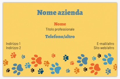 Anteprima design per Galleria di design: biglietti da visita standard per animali domestici, Standard (85 x 55 mm)