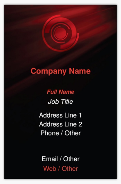 Design Preview for Design Gallery: Security Systems Installation & Maintenance Standard Business Cards, Standard (85 x 55 mm)