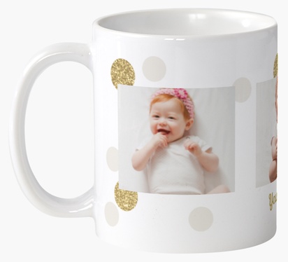 Design Preview for Baby Custom Mugs Templates, Wrap-around