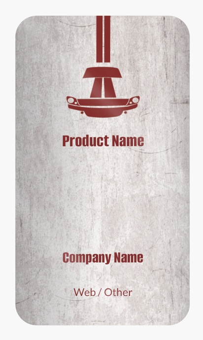 Design Preview for Design Gallery: Mechanics & Auto Body Product Labels on Sheets, Rounded Rectangle 8.7 x 4.9 cm