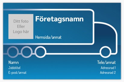 Förhandsgranskning av design för Designgalleri: Godstransport Visitkort standard, Standard (85 x 55 mm)