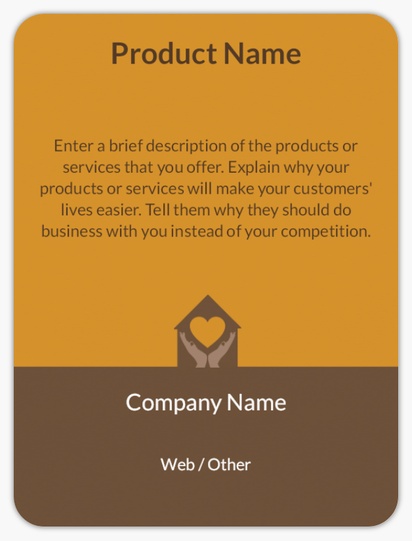 Design Preview for Design Gallery: Community Living Product Labels on Sheets, Rounded Rectangle 10 x 7.5 cm