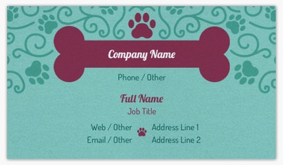 A pet care groomer blue design for Animals & Pet Care