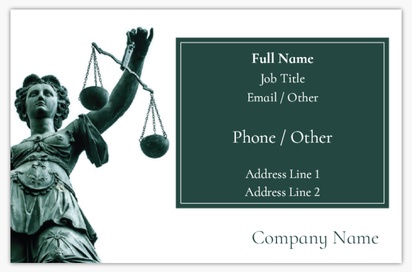 Design Preview for Design Gallery: Legal Textured Uncoated Business Cards