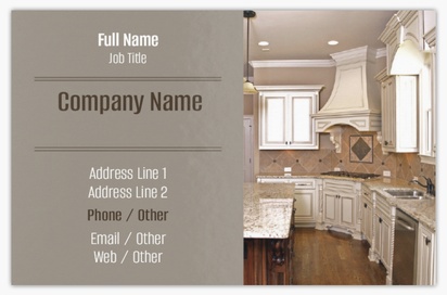 Design Preview for Design Gallery: Kitchen & Bathroom Remodelling Ultra-Thick Business Cards, Standard (85 x 55 mm)