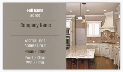 Design Preview for Kitchen & Bathroom Remodeling Standard Business Cards Templates, Standard (3.5" x 2")
