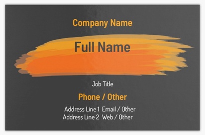 Design Preview for Design Gallery: Painting & Decorating Metallic Business Cards