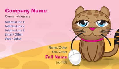 Design Preview for Design Gallery: Business Card Stickers